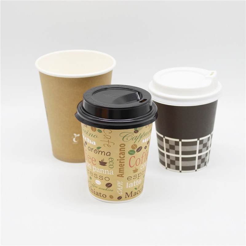 Factory hot sale sugarcane pulp paper cups, sugar cane fiber biodegradable plastic cups single wall style disposable PE coated cups