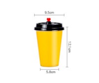 cold drink 500ml bubble tea cups disposable juice plastic PP injection cup