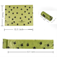 Custom Biodegradable Dog Poop Bag Dog Poop Waste Bags Pet Poop Bags for Dogs