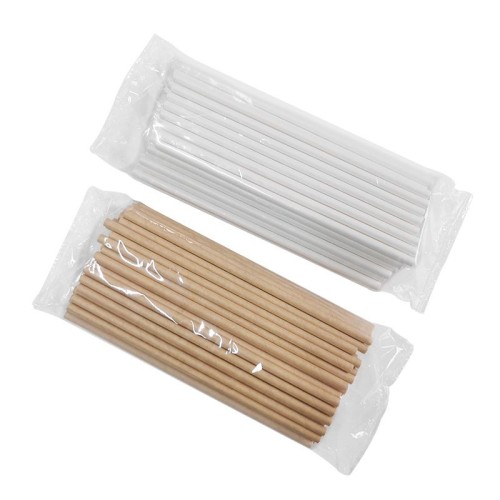 Hot selling food grade biodegradable pearl milk tea bulk package thicken paper straws