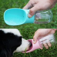 Pet products 250ml 550ml carry convenient dog water portable pet water bottle