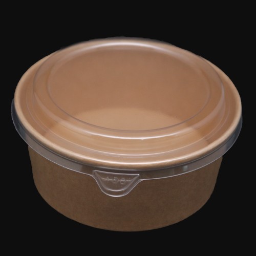 Disposable microwavable takeaway paper bowl hot food container