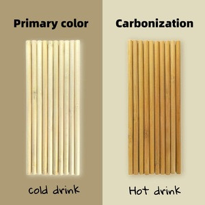 Re-Usable Eco Friendly Bamboo Straw, Large Diameter Straw,100% Natural Plant Biodegradable Straw