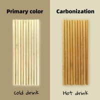 Re-Usable Eco Friendly Bamboo Straw, Large Diameter Straw,100% Natural Plant Biodegradable Straw