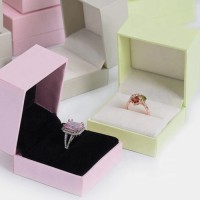 Luxury custom necklace ring earring bracelet paper wrapped jewelry box jewellery gift packaging box