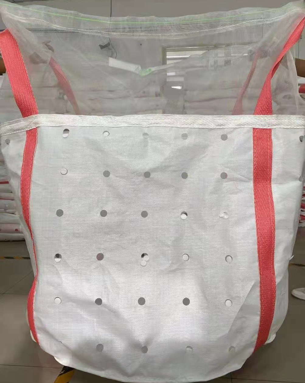 Factory Supply Ventilated Ton Bags Jumbo Bags FIBC Breathable for Farm Goods