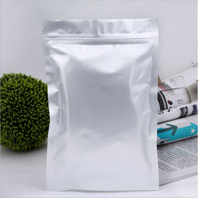 Mini Three Side Seal Aluminum Foil Laminated Mylar Ziplock Plastic Packaging Bag