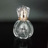 Top selling luxury glass spray perfume bottle, 30ml 50ml pumpkin shape empty perfume spray bottles