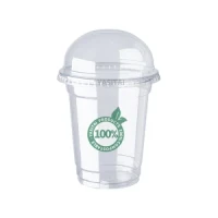 Factory Price Compostable Transparent Cups Biodegradable Plastic PLA Cups Custom Logo