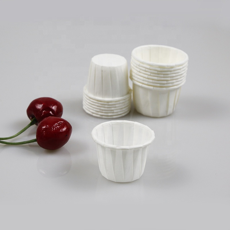 Small Size Sauce Paper Pot , Sauce Paper Container, Paper Cups 1OZ