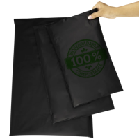 Ready to ship 100% compostable mailer bags mailer biodegradable EN13432 certificate PLA corn starch mailing bags