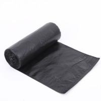 Manufacturer Supply Custom Printed Plastic Rubbish Bags Black Garbage Bag