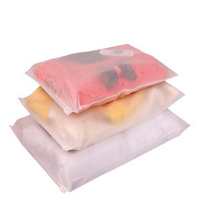 Hot Sale Customized EVA Plastic Zipper Packaging Bag For Garment Underwear