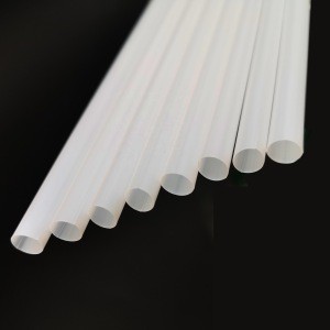 Zero Waste Biodegradable White Barware PLA Straw