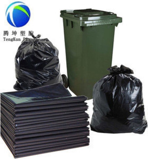 Heavy Duty Biodegradable Black Garbage Bags Trash Bags