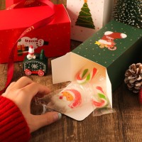 Package Solution Custom Amazon Recycled Christmas Design Packaging Paper Kraft Box Bag With Print Hand Handle