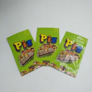 plastic food packaging bag custom printing stand up bag the food foil bag for cookies and pie