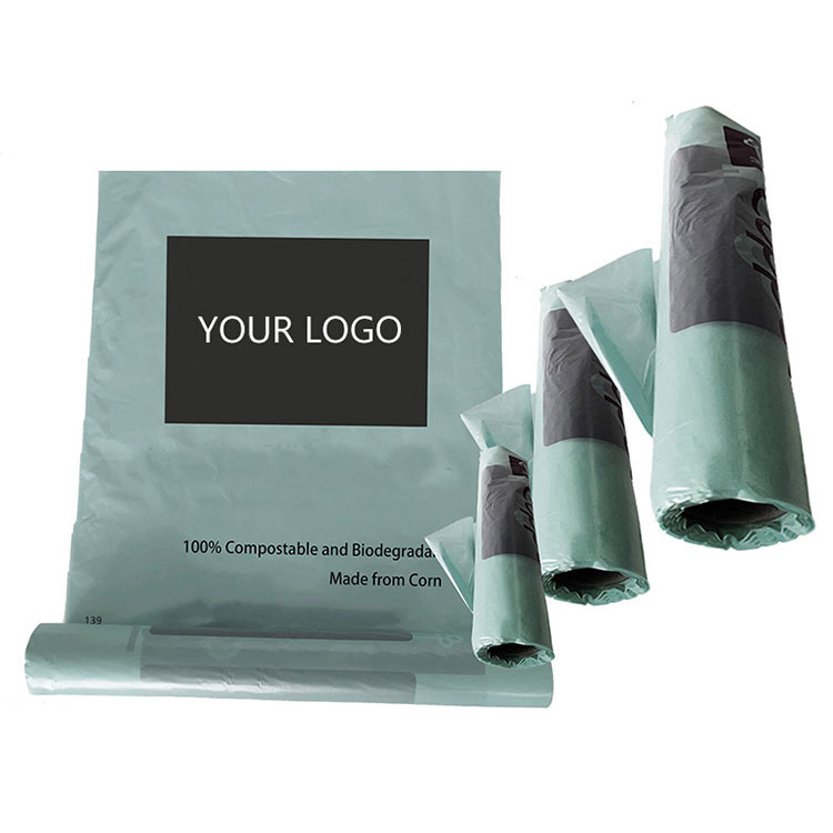 100% biodegradable corn starch biodegradable garbage bags plastic trash bag