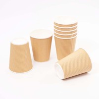 biggest Manufacturer Compostable Takeway Hot Biodegradable Disposable Paper Coffee Cups Custom Logo Big Paper Cup