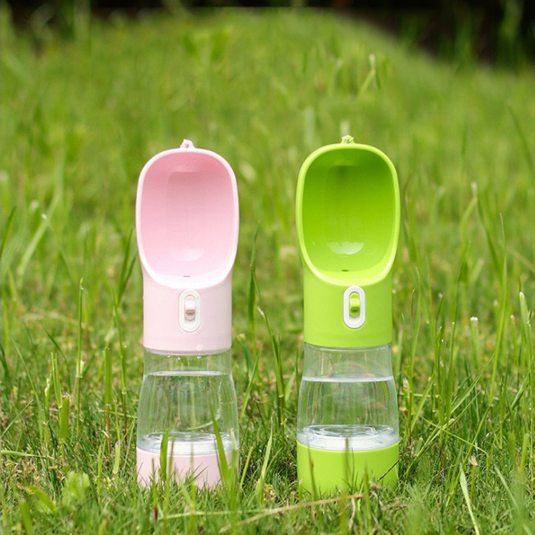 Multifunction Portable Dog Feeder 2 in 1 Water and Food Cup Plastic Cups Outdoor