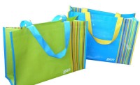 Sunshine Packing Customized Reusable Plastic Custom Shopping Bags Trolley Paper Shopper Bags