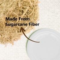 Fully stocked Skilled Technology Degradable Round Three-pane Sugarcane Raw Material for Paper Plates