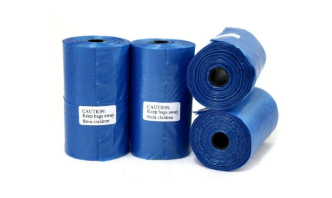 Odor-resistance Pet poop bag film CO-Extrusion  EVOH/ PA/PE blue high barrier film roll