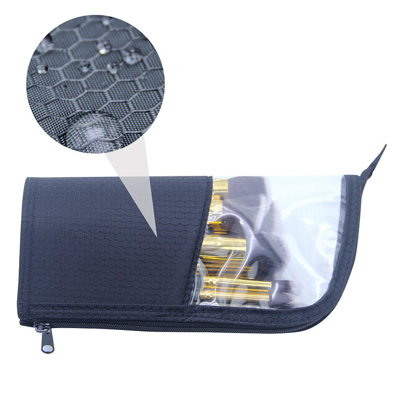 Cosmetic packaging bag  professional portable lack cosmetic bags bulk cosmetic bags cases travel