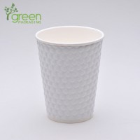 Disposable 12oz Insulated Take Away Coffee to Go Paper Coffee Cup Manufacturer