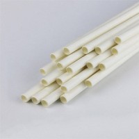 Factory low price craft white bulk wholesale white paper straws paper drinking straws 6*197mm