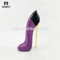 empty refill glass pump spray high-heeled shoes perfume bottle