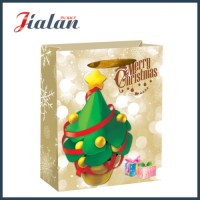 Dreamatic Cartoon Christmas Machine Made Shopping Paper Gift Bags