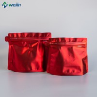 150g Stand Up Pouch Packaging Bags Custom Printed Special Shaped Ziplock Tea Coffee Packaging Bags With Zipper And Valve