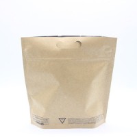 New product 2018 pure kraft paper & stand up bag for coffee or tea promotional liquid pouch fruit processed food