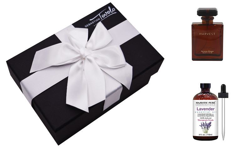 Luxury White Wedding Packaging Box Custom Logo Cardboard Rigid Paper Flowers Gift Box With Lid