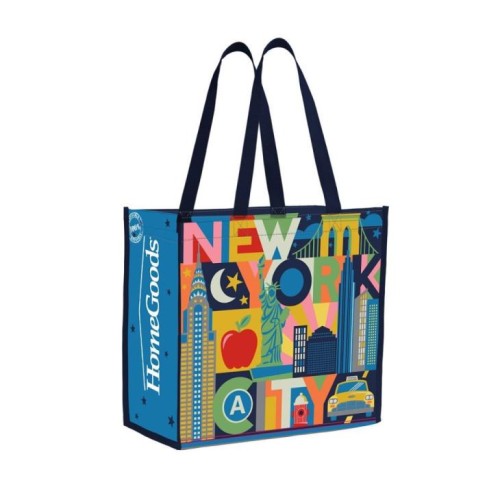 Sunshine Packing Customized Reusable Plastic Custom Shopping Bags Trolley Paper Shopper Bags