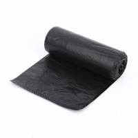 Manufacturer Supply Custom Printed Plastic Rubbish Bags Black Garbage Bag