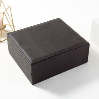 Custom Logo Watch Box Leather Watch Case with Gift Box Packaging In Stock Low MOQ Prompt Delivery