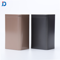 Jingde metal packaging,factory direct sales square tea box new design custom metal tin box gift box metal