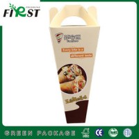 Custom food-grade box of high-grade box one-time tear ice-cream cone pizza box