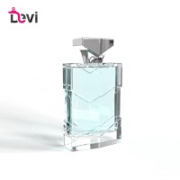 Devi New Design Glass Perfume Bottles 100ML Square Mens Parfum Bottle Fragrance Sprayer Atomizer Refillable Empty Container