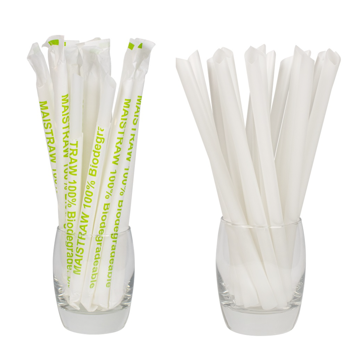 Hot-Selling Eco Friendly Biodegradable Compostable And Customizable Individually Packed  PLA Straws