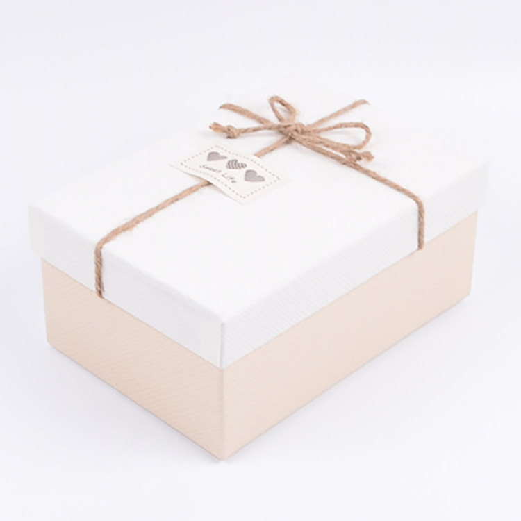 Pretty New Style Paper Box Warm Colour Custom Design Paper Box Birthday Gift Box