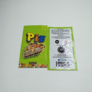 plastic food packaging bag custom printing stand up bag the food foil bag for cookies and pie