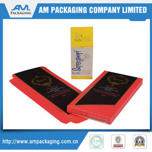 cheap printing folded chocolate bars kraft box hot foil logo