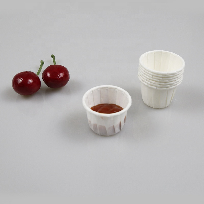 Small Size Sauce Paper Pot , Sauce Paper Container, Paper Cups 1OZ